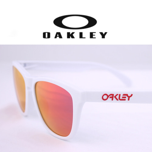 오클리 프로그스킨 009245-44(9245-44) 흰색 프레임 오클리 패션 선글라스