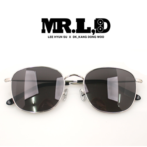 [MR.L,D]미스터리디 선글라스 M6402_SILVER 국내디자이너브랜드 메탈선글라스 선글라스줄 증정