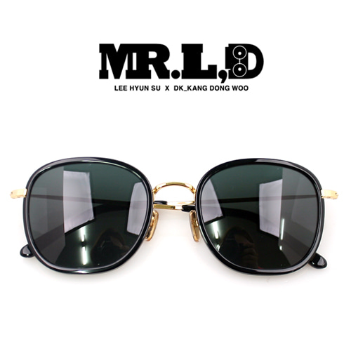[MR.L,D]미스터리디 선글라스 M6403_GOLD-G 국내디자이너브랜드 메탈선글라스 선글라스줄 증정