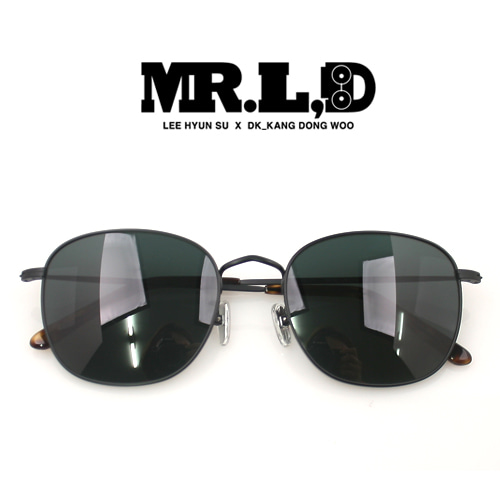 [MR.L,D]미스터리디 선글라스 M6402_ONXY 국내디자이너브랜드 메탈선글라스 선글라스줄 증정