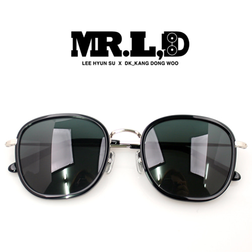 [MR.L,D]미스터리디 선글라스 M6403_SILVER-G 국내디자이너브랜드 메탈선글라스 선글라스줄 증정